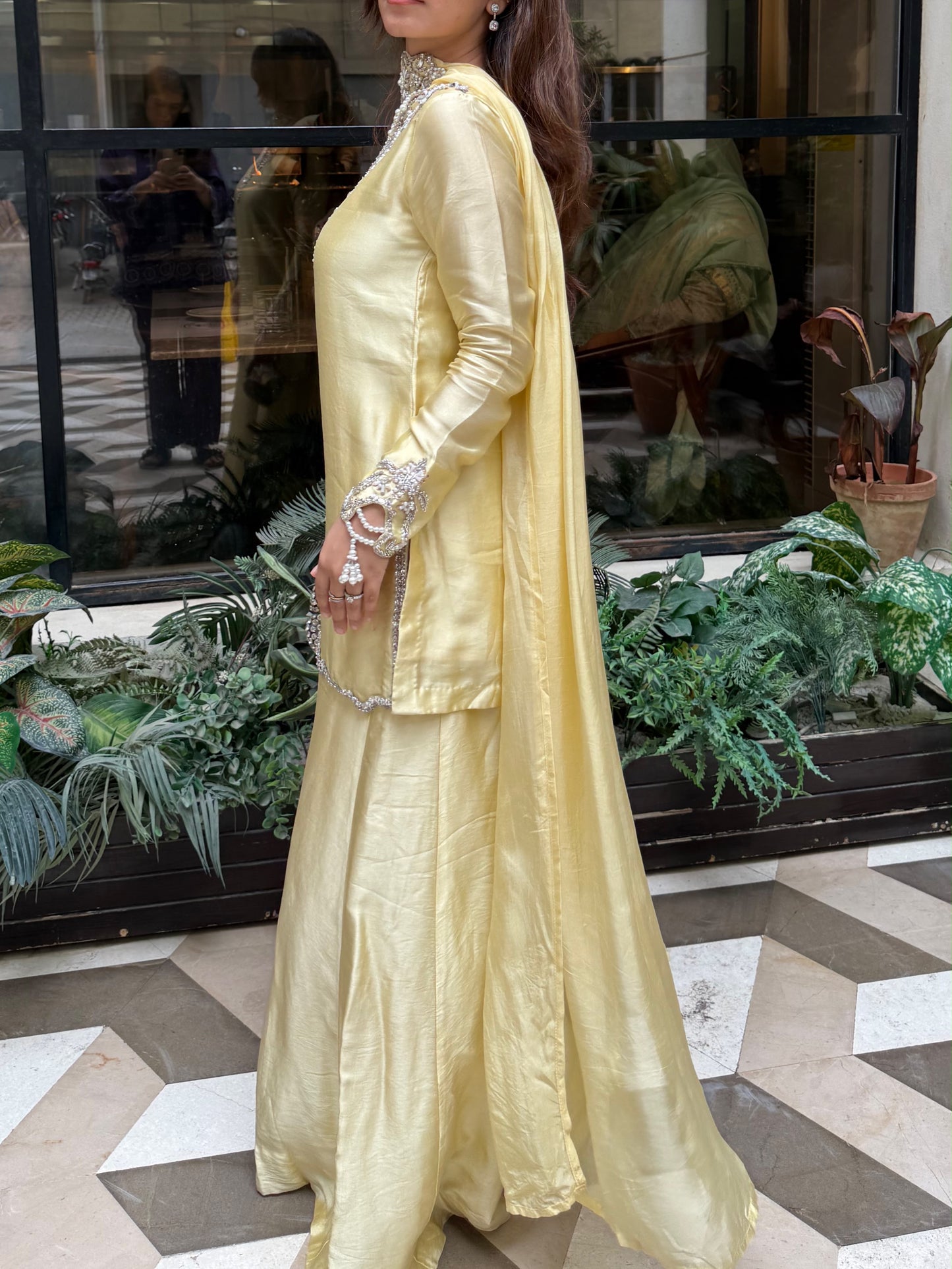 Liya butter yellow full sleeves 🕊️