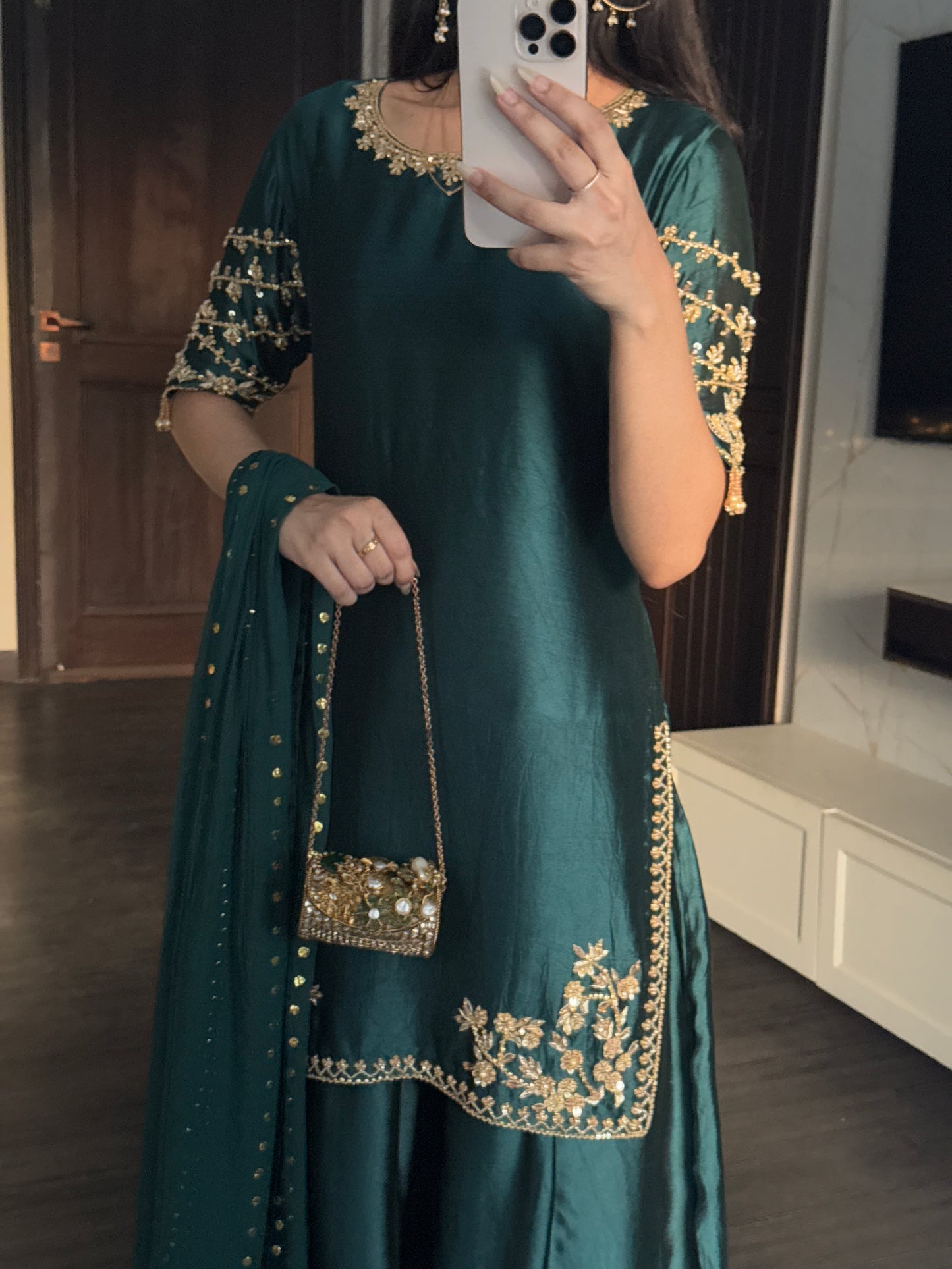 Saliha Green Full Sleeves 🕊️ PRE ORDER