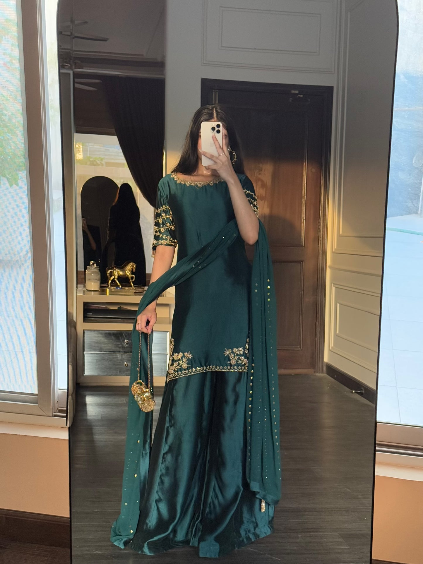 Saliha Green Full Sleeves 🕊️ PRE ORDER