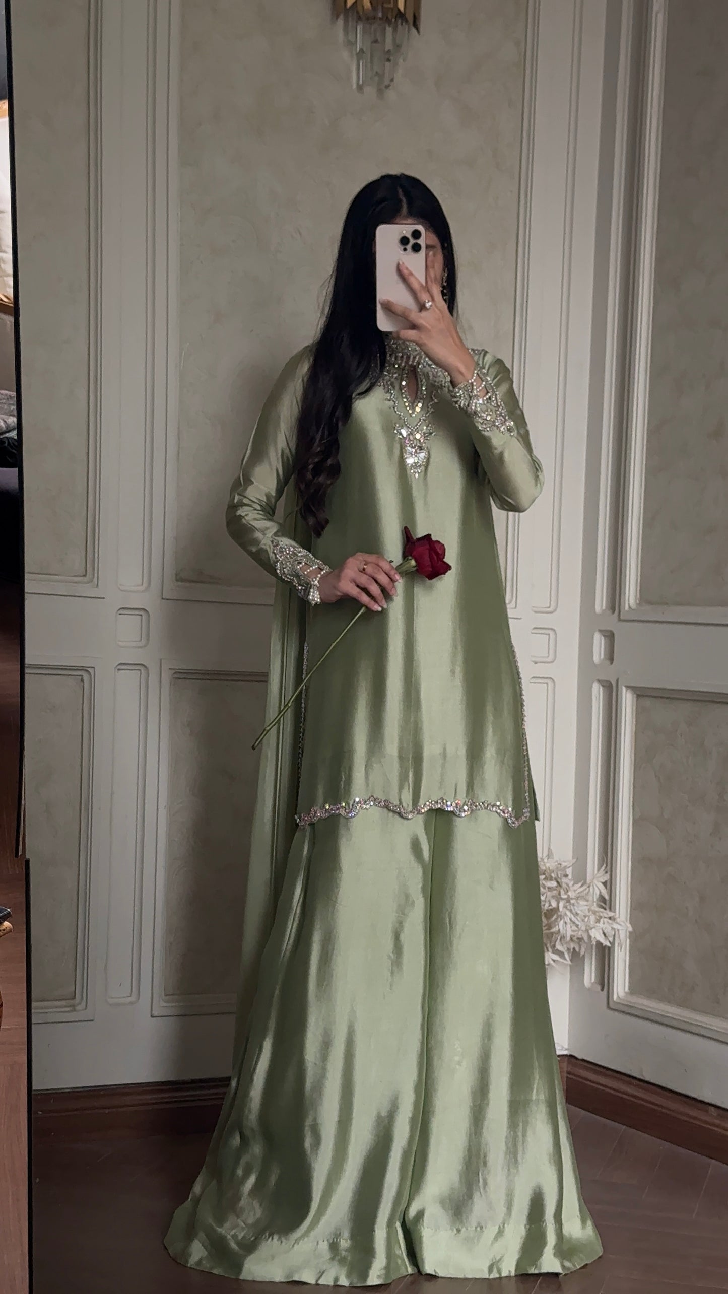 Liya sage full sleeves 🕊️ READY TO DISPATCH
