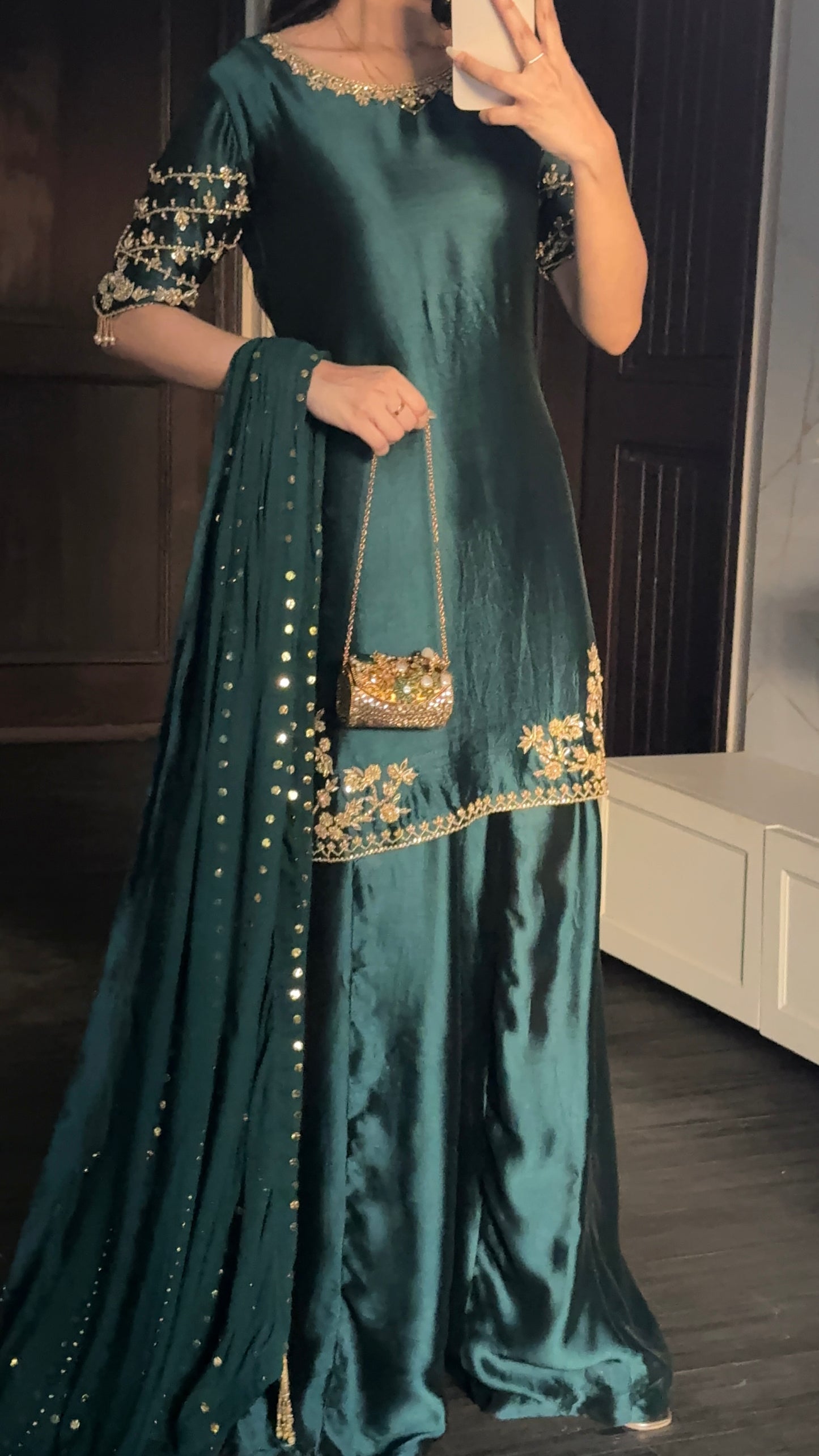 Saliha Green Full Sleeves 🕊️ PRE ORDER