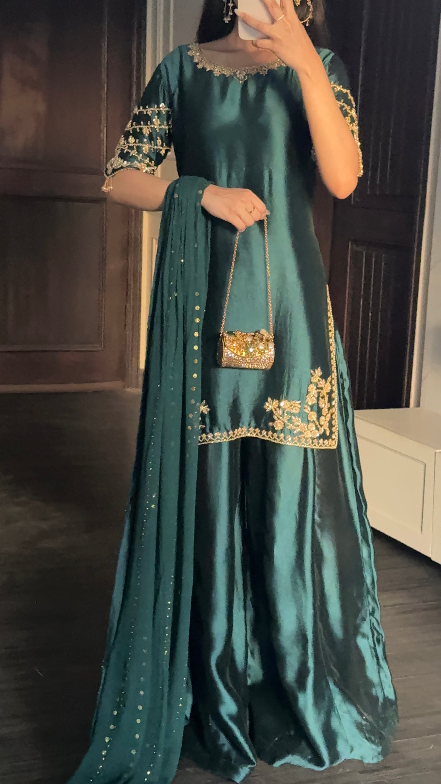 Saliha Green Full Sleeves 🕊️ PRE ORDER