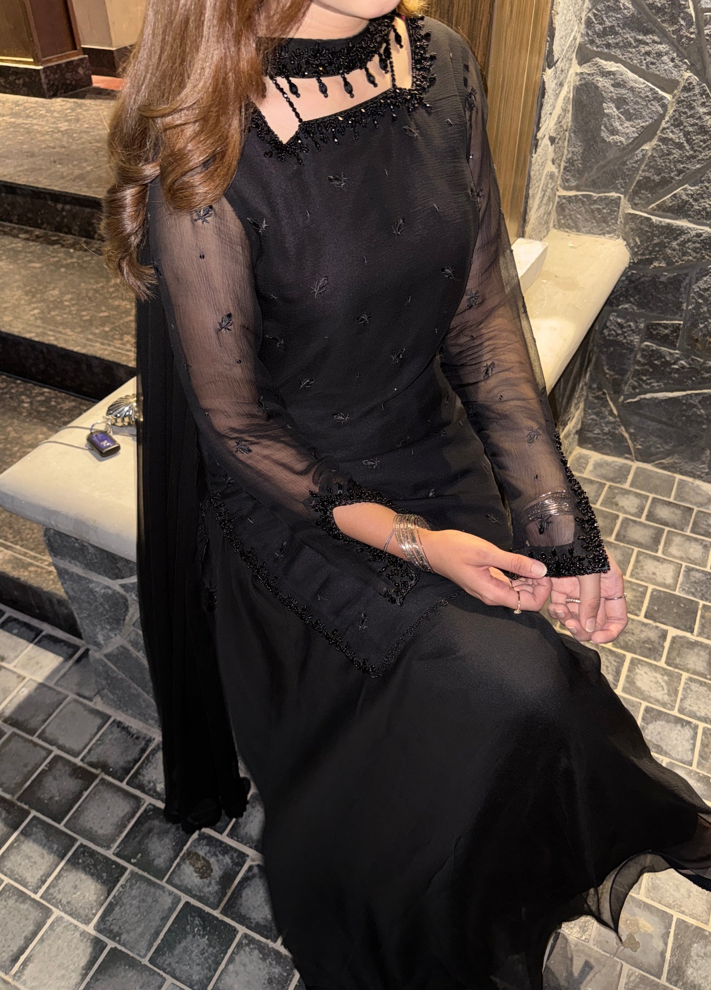 Faiqa black 🕊️ READY TO DISPATCH
