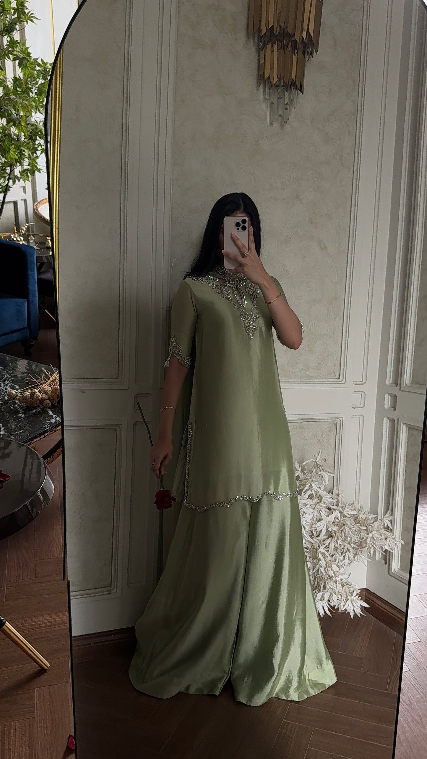 Liya sage half sleeves 🕊️ READYTO DISPATCH