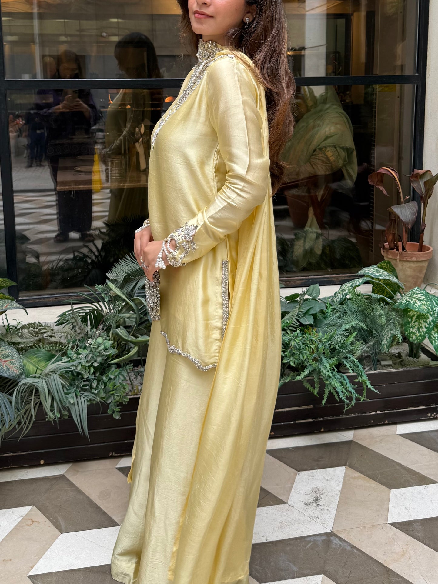 Liya butter yellow full sleeves 🕊️