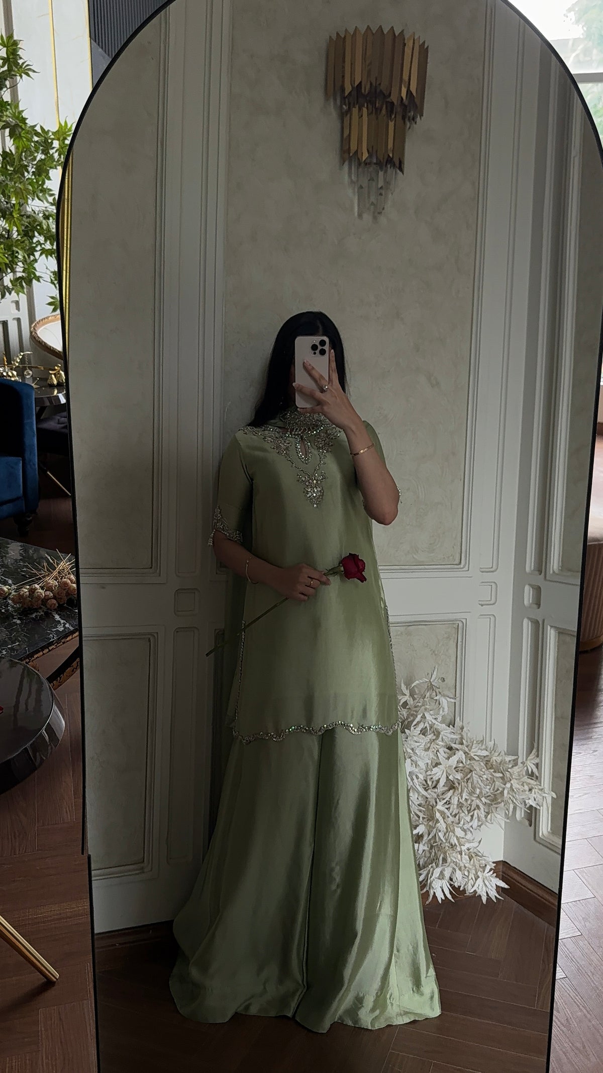 Liya sage half sleeves 🕊️ READYTO DISPATCH