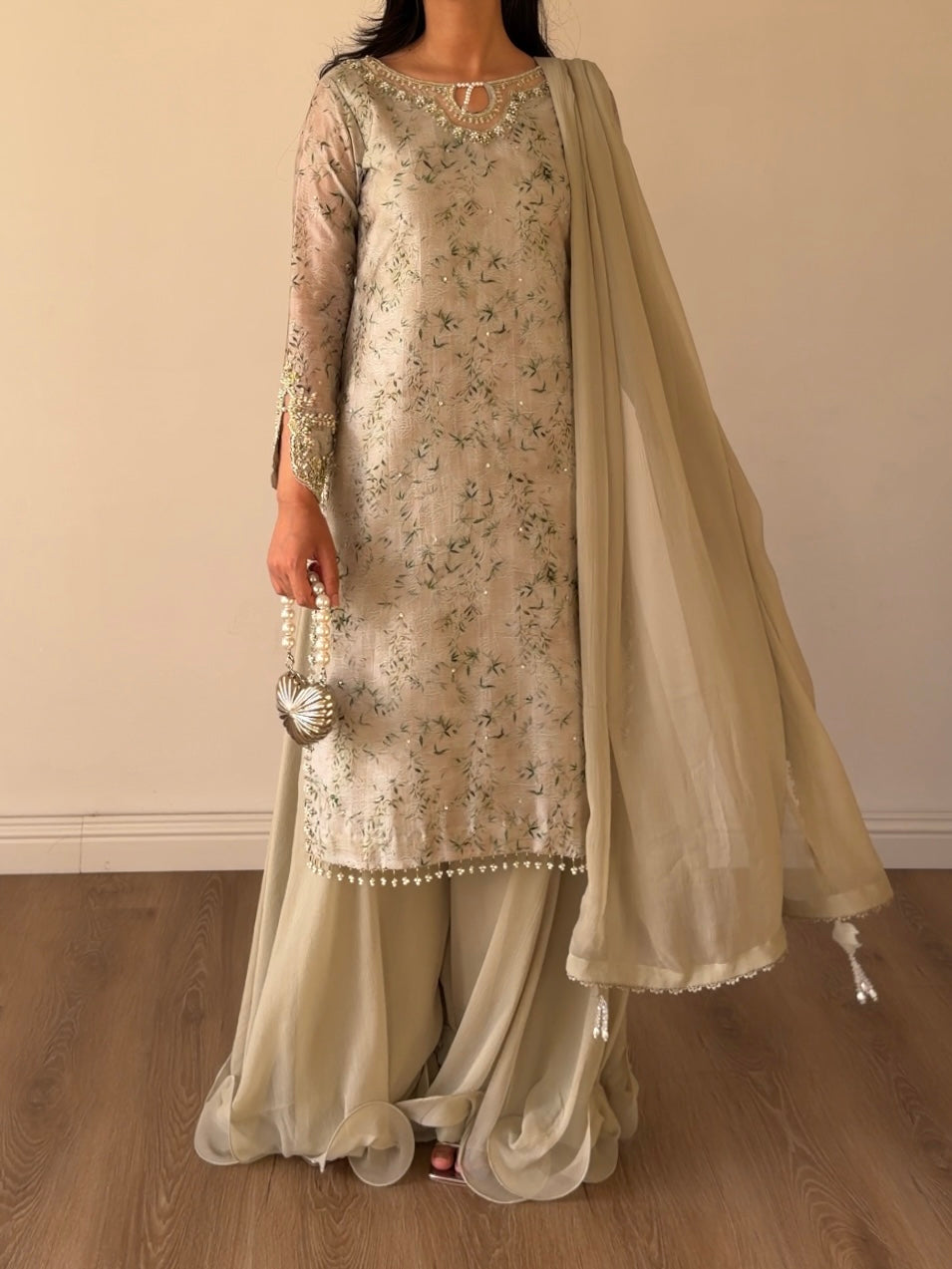 Meerab green 🕊️ PRE ORDER 6 WEEKS DELIVERY