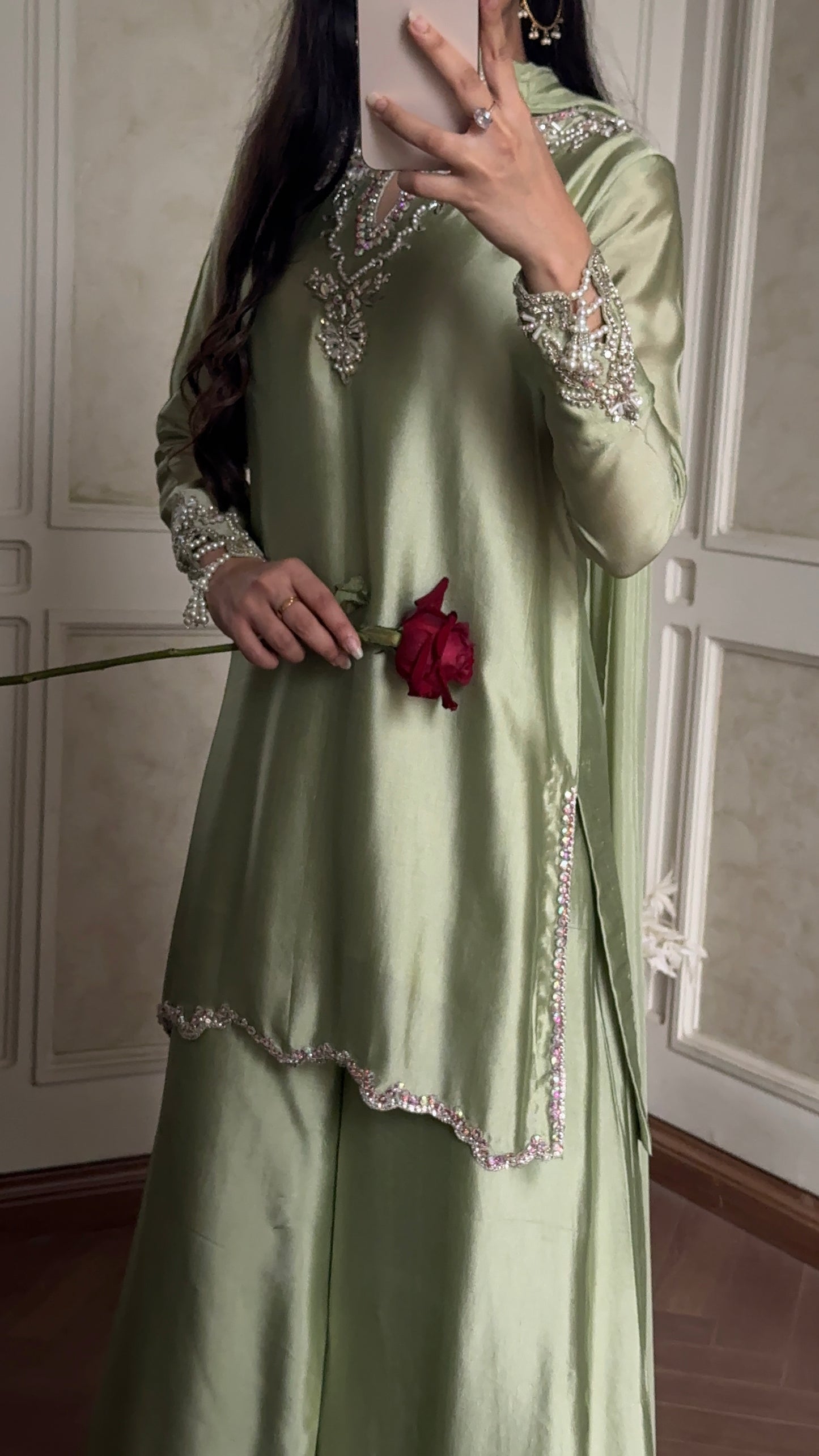 Liya sage full sleeves 🕊️ READY TO DISPATCH
