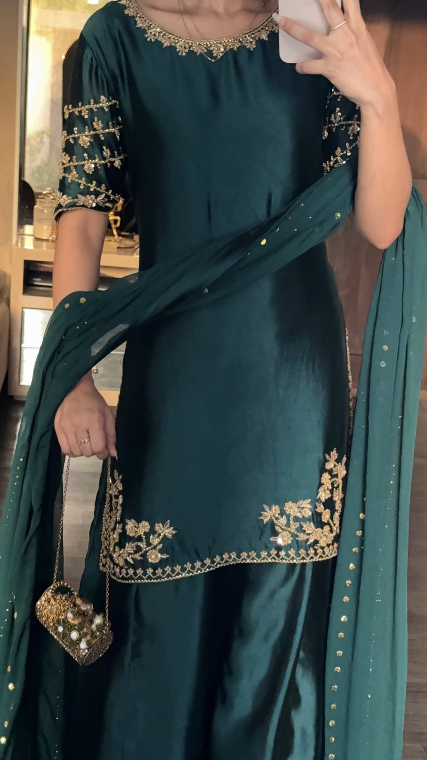 Saliha Green Full Sleeves 🕊️ PRE ORDER