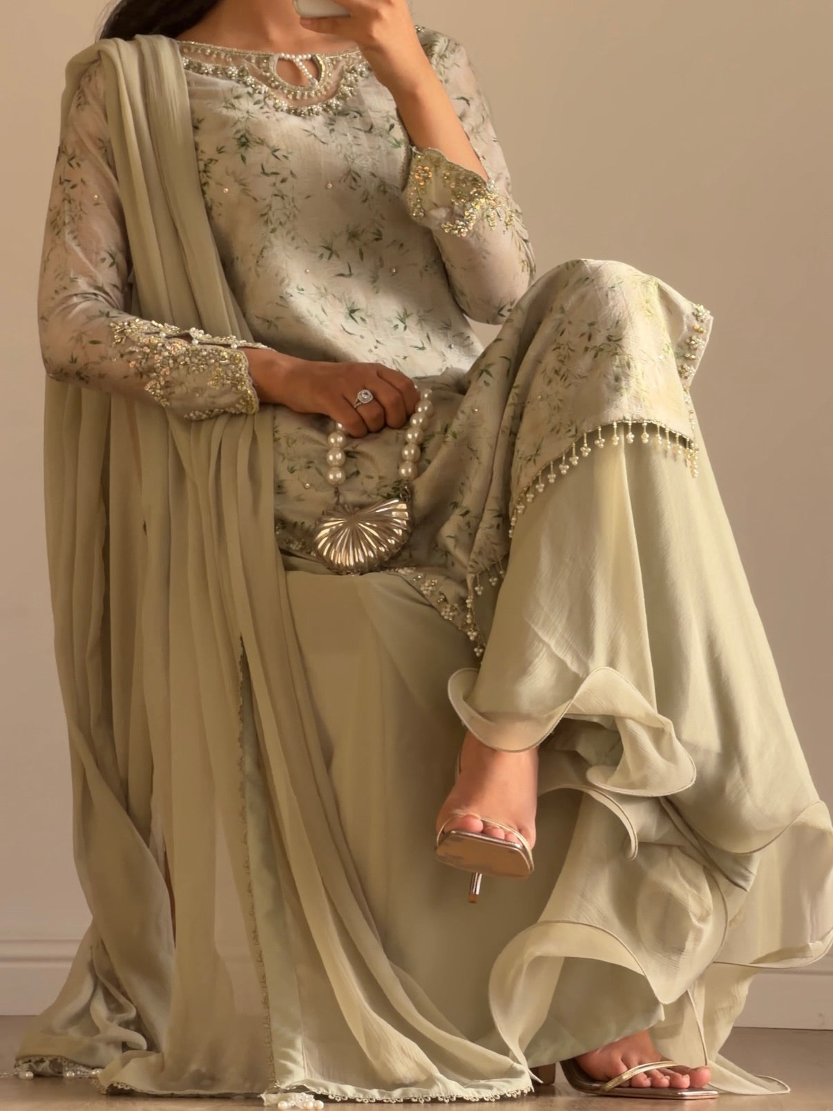Meerab green 🕊️ PRE ORDER 6 WEEKS DELIVERY
