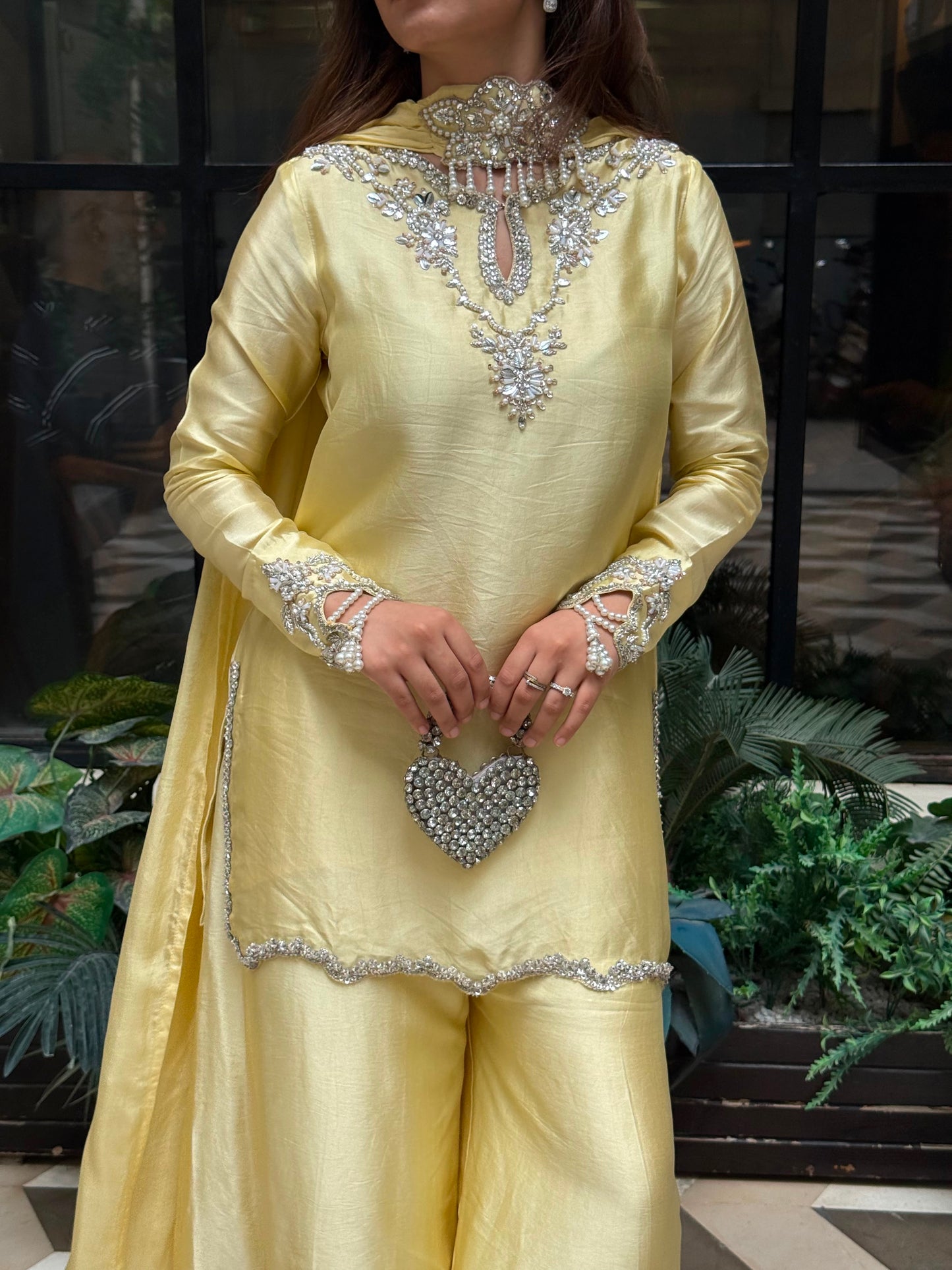Liya butter yellow full sleeves 🕊️