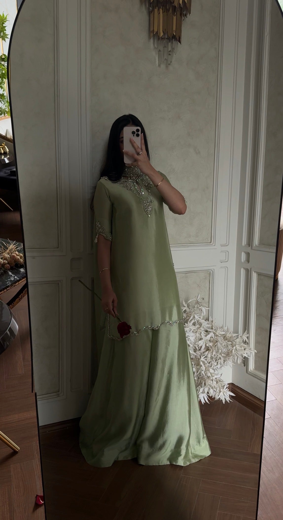 Liya sage half sleeves 🕊️ READYTO DISPATCH