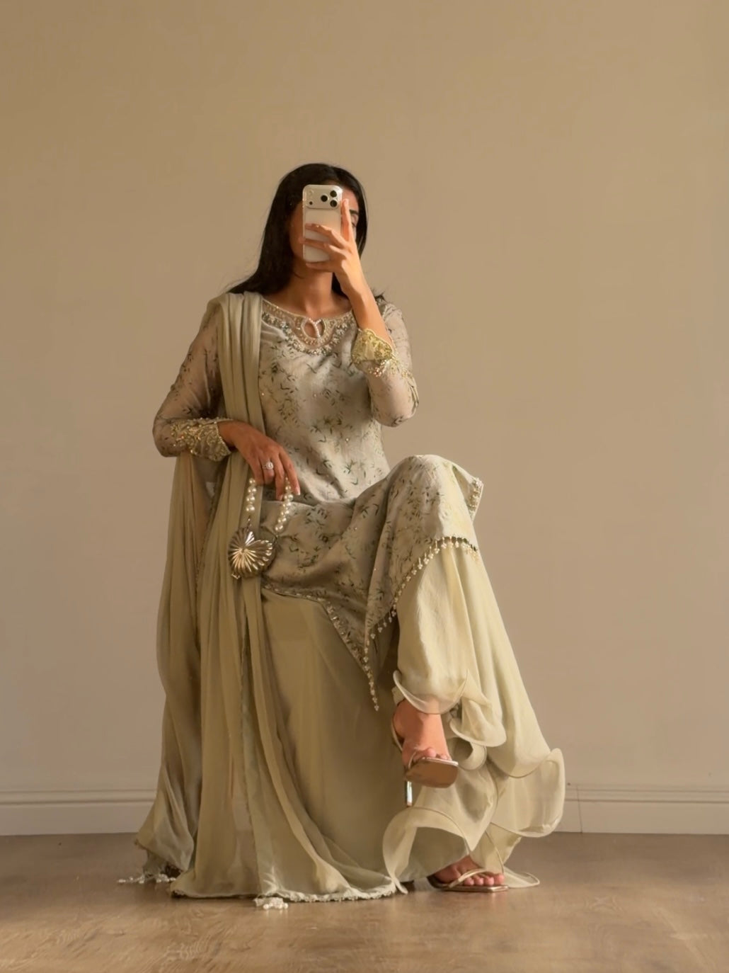 Meerab green 🕊️ PRE ORDER 6 WEEKS DELIVERY