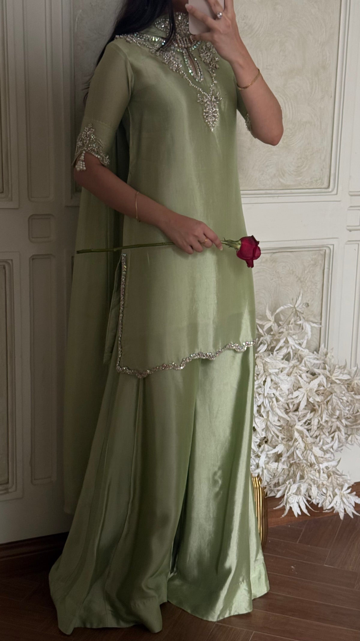 Liya sage half sleeves 🕊️ READYTO DISPATCH