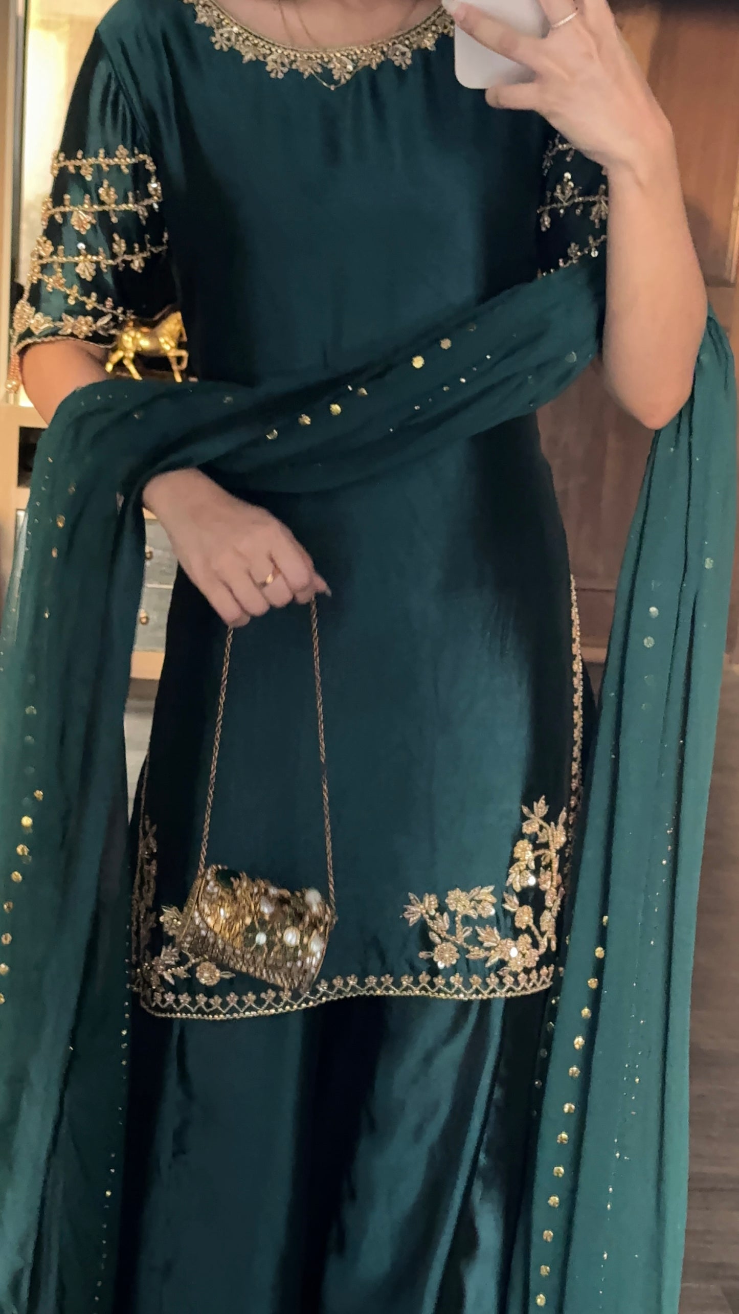 Saliha Green Full Sleeves 🕊️ PRE ORDER