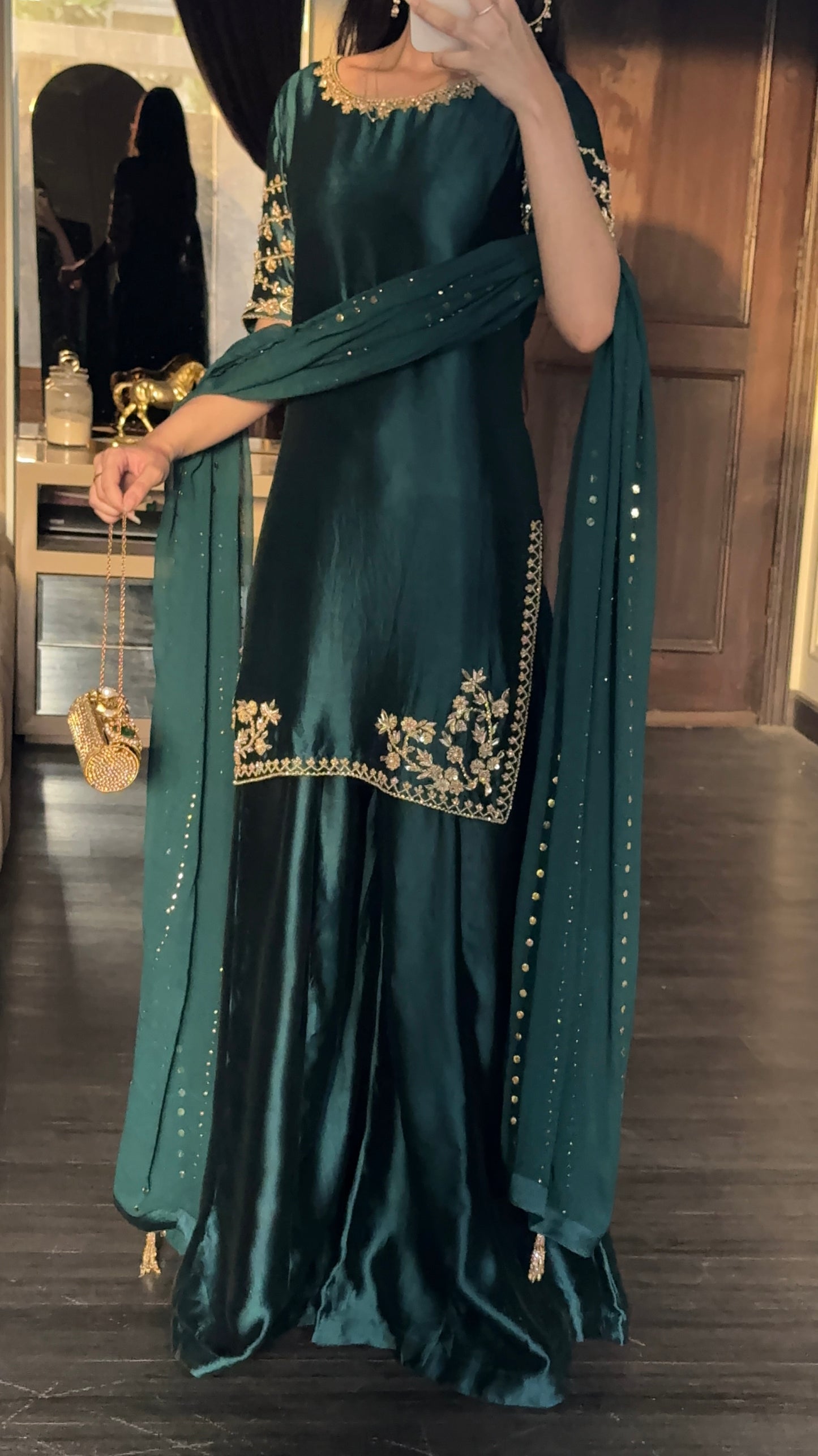 Saliha Green Full Sleeves 🕊️ PRE ORDER
