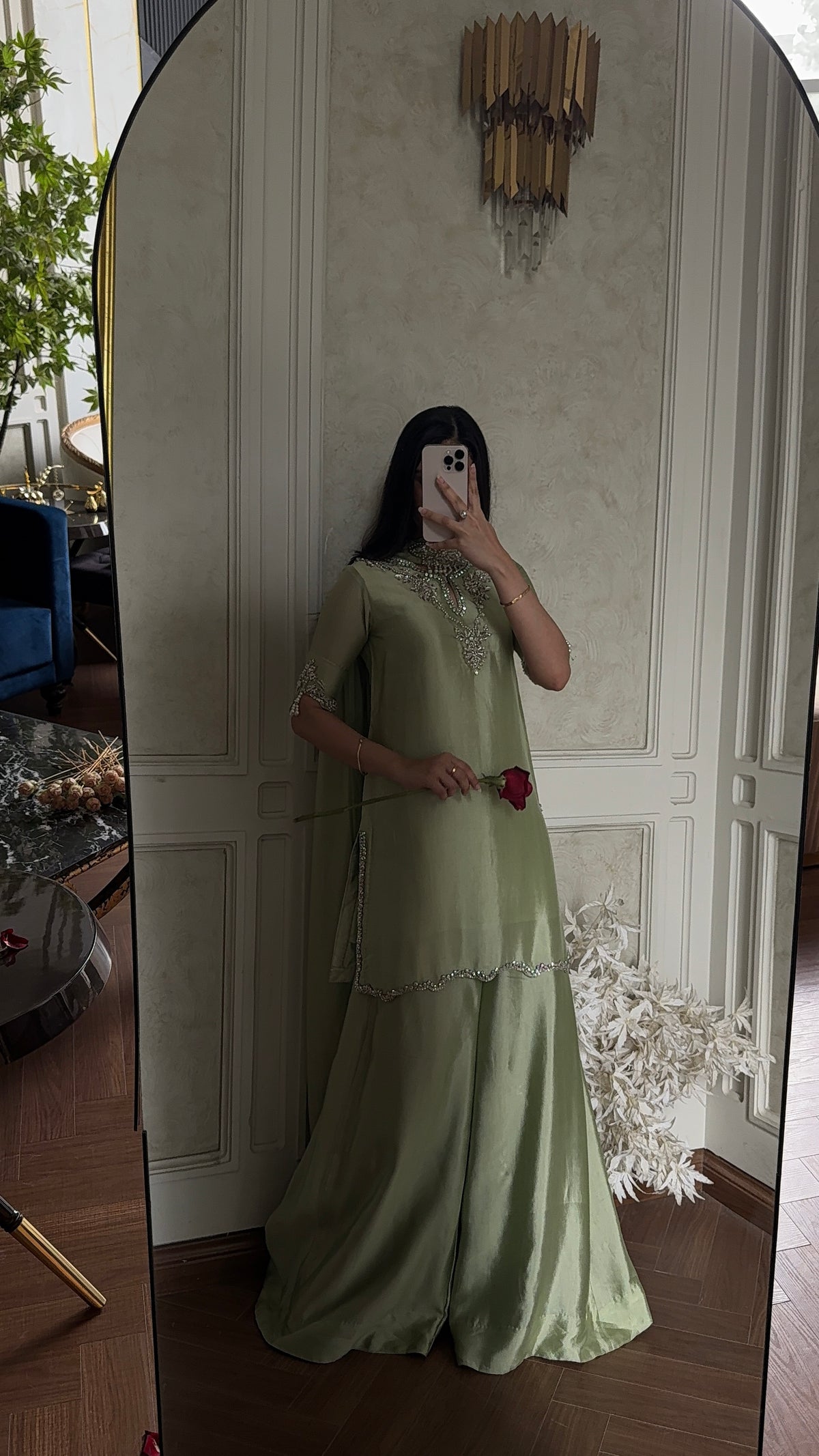 Liya sage half sleeves 🕊️ READYTO DISPATCH