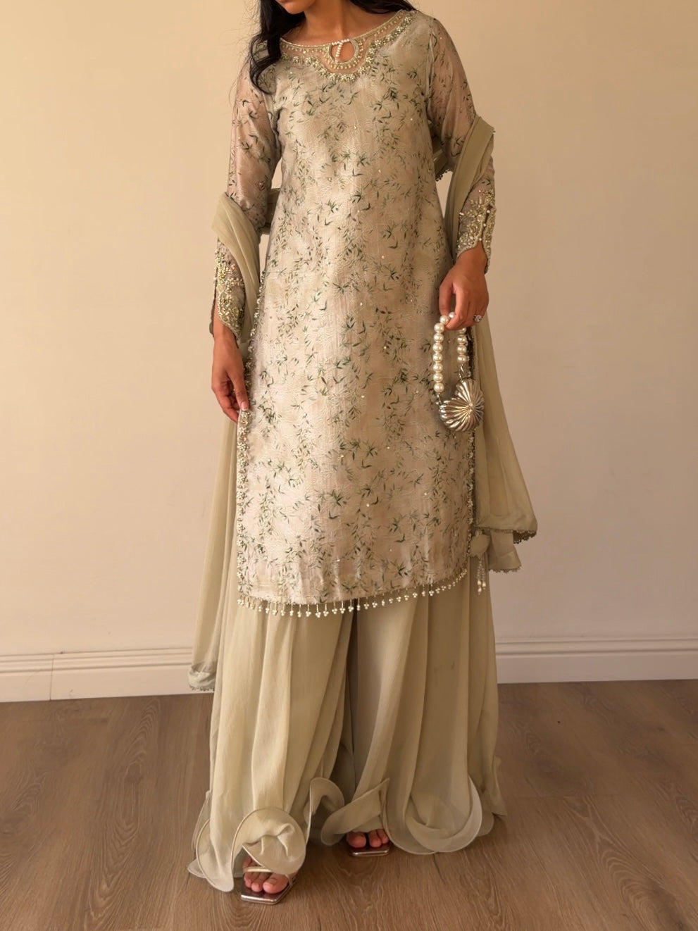 Meerab green 🕊️ PRE ORDER 6 WEEKS DELIVERY