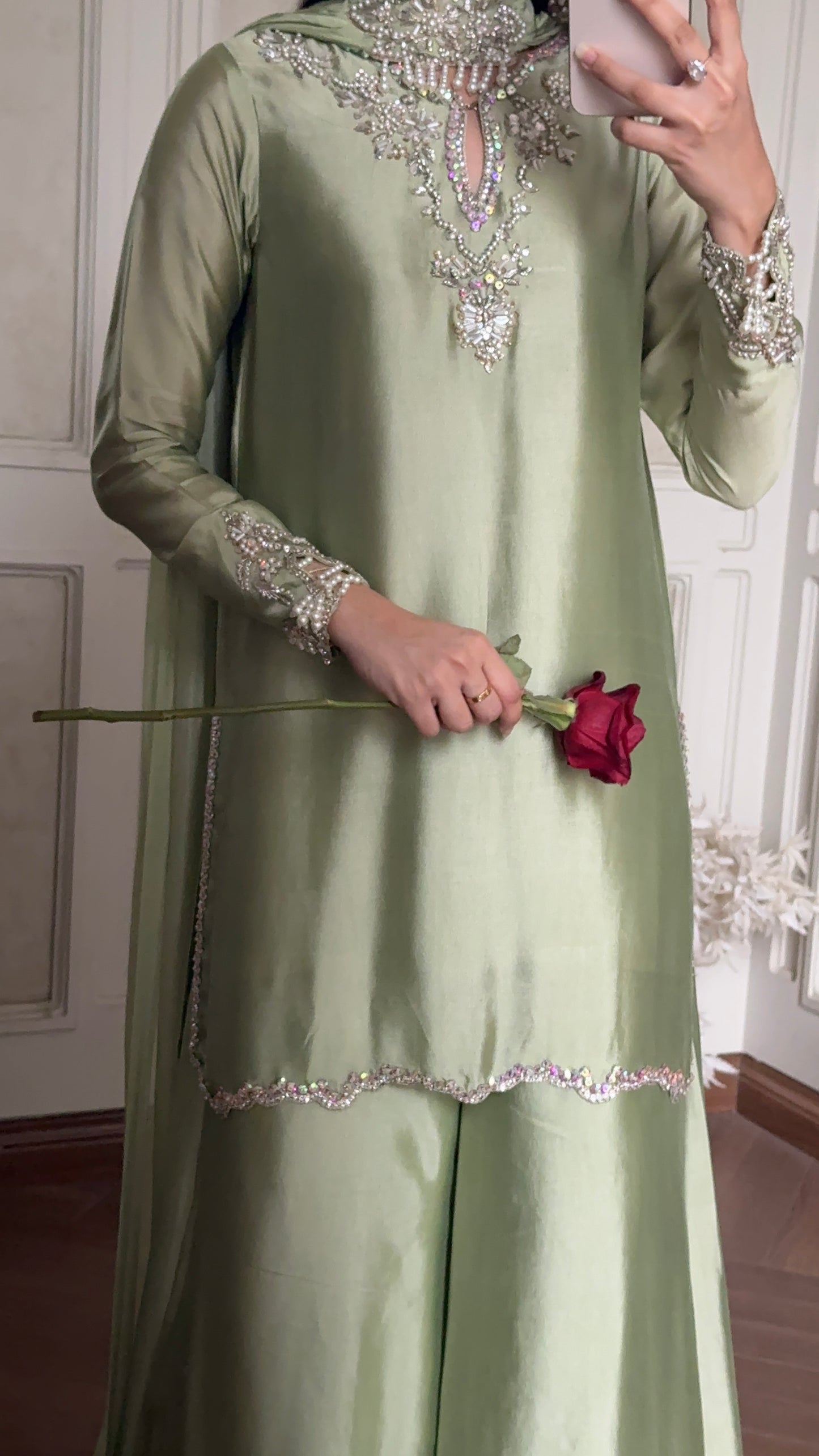 Liya sage full sleeves 🕊️ READY TO DISPATCH
