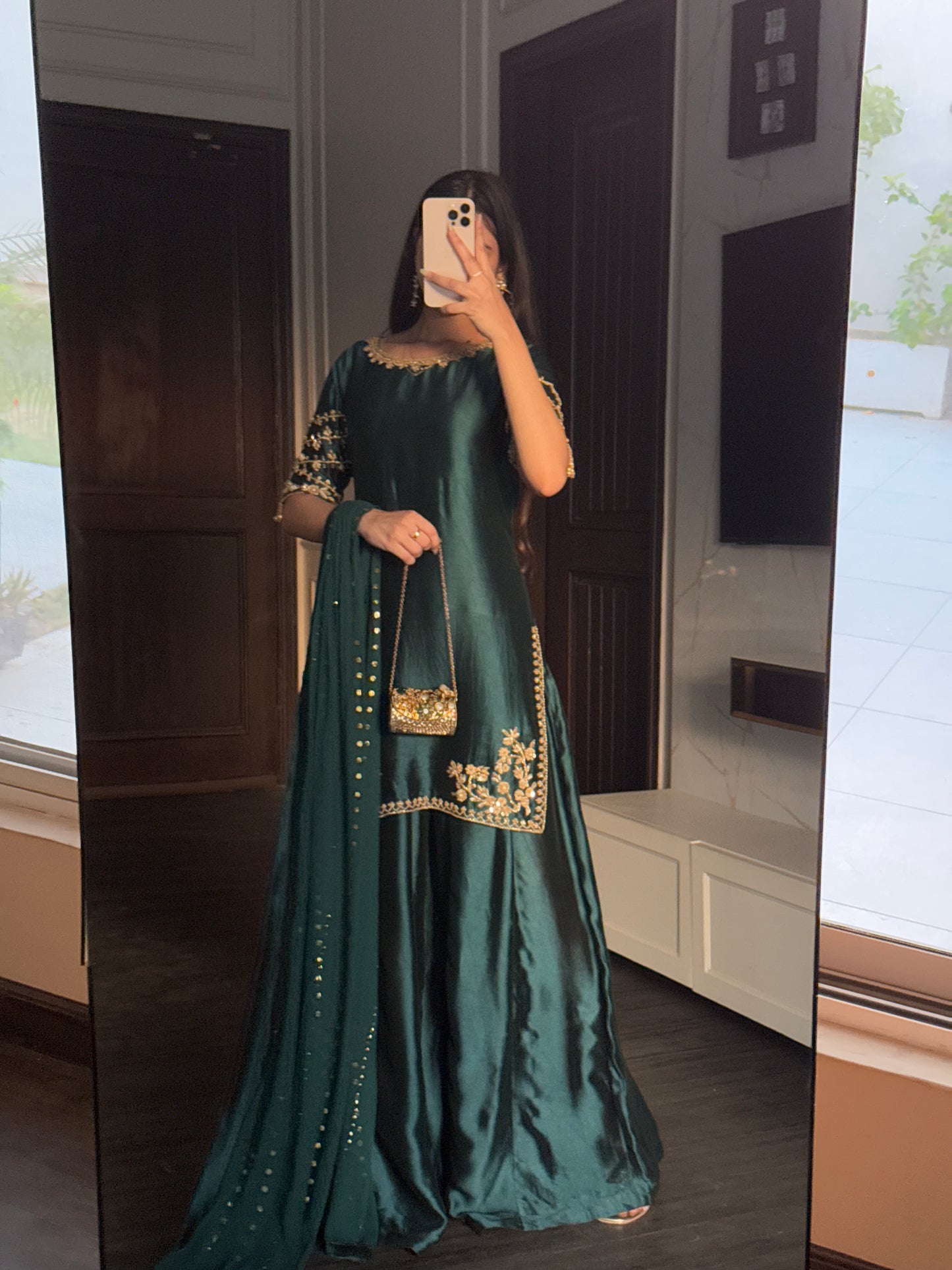 Saliha Green Full Sleeves 🕊️ PRE ORDER